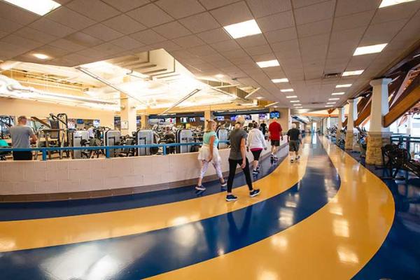 Indoor running track